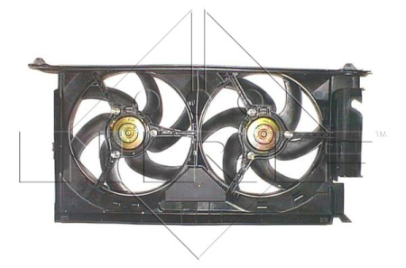 Ventilator - Ventilator radiator Dreapta (cu carcasa) potrivit CITROEN BERLINGO, BERLINGO/MINIVAN, XANTIA, XANTIA/KOMBI, XSARA, XSARA/HATCHBACK; PEUGEOT 306, 306/HATCHBACK, 306/KOMBI 1.8D-3.0 04.93-12.15