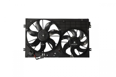Ventilator radiator Dreapta/Stanga (cu carcasa) potrivit AUDI A1, A3; SEAT ALTEA, ALTEA XL, IBIZA IV, IBIZA IV SC, IBIZA IV ST, LEON, TOLEDO III; SKODA FABIA II, OCTAVIA I 1.2-3.6 08.00- [2]