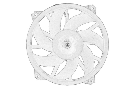 Ventilator - Ventilator radiator Dreapta/Stanga (doua viteze) potrivit CITROEN BERLINGO, BERLINGO MULTISPACE, BERLINGO/MINIVAN, C4 GRAND PICASSO I, C4 II, C4 PICASSO I, DS4, DS5 1.2-2.0DH 08.00-