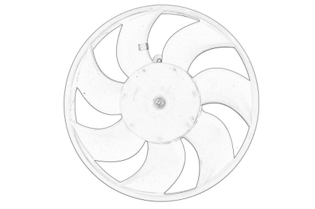 Ventilator - Ventilator radiator (mic; necesita verificare VIN) potrivit NISSAN NV400; OPEL MOVANO B; RENAULT MASTER III 2.3D 02.10-