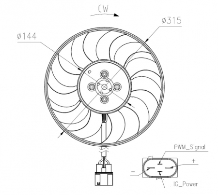 Ventilator radiator potrivit AUDI A3, Q3, TT; SEAT ATECA, TARRACO; SKODA KODIAQ; VW ARTEON, ARTEON SHOOTING BRAKE, PASSAT ALLTRACK B8, PASSAT B8, TIGUAN, TOURAN 1.4-2.5 08.14- Ventilator - Ventilator radiator potrivit AUDI A3, Q3, TT; SEAT ATECA, TARRACO; SKODA KODIAQ; VW ARTEON, ARTEON SHOOTING BRAKE, PASSAT ALLTRACK B8, PASSAT B8, TIGUAN, TOURAN 1.4-2.5 08.14-