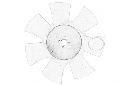 Ventilator - Ventilator radiator potrivit PERKINS