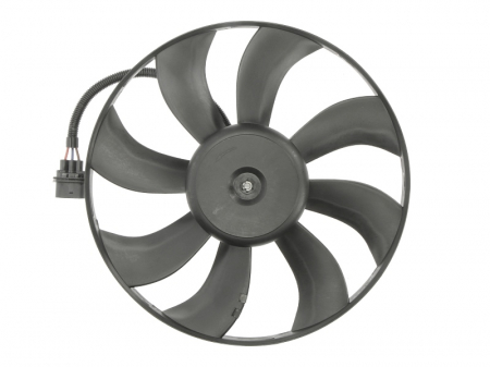 Ventilator - Ventilator radiator potrivit SEAT CORDOBA, IBIZA III, IBIZA IV, IBIZA IV SC; SKODA FABIA I, FABIA I PRAKTIK, FABIA II, ROOMSTER, ROOMSTER PRAKTIK; VW FOX, POLO, POLO IV 1.4D/1.9D/2.0 dupa 2001