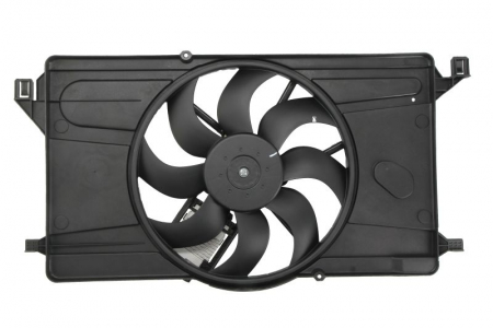 Ventilator - Ventilator radiator potrivit VOLVO C30, S40 II, V50; FORD C-MAX, FOCUS C-MAX, FOCUS II 1.4-2.4 2003-2013