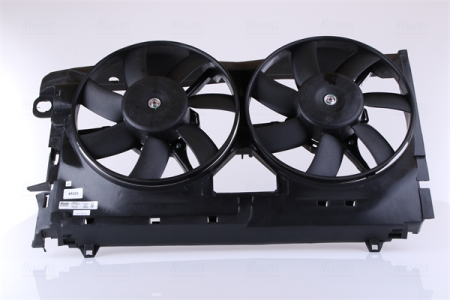 Ventilator radiator Stanga (cu carcasa) potrivit CITROEN BERLINGO, BERLINGO/MINIVAN, XANTIA, XSARA, XSARA/HATCHBACK; PEUGEOT 306, PARTNER, PARTNER/MINIVAN 1.4-2.0D 04.93-12.15 [1]