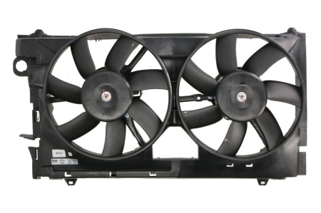 Ventilator radiator Stanga (cu carcasa) potrivit CITROEN BERLINGO, BERLINGO/MINIVAN, XANTIA, XSARA, XSARA/HATCHBACK; PEUGEOT 306, PARTNER, PARTNER/MINIVAN 1.4-2.0D 04.93-12.15 [0]