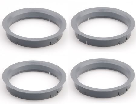 Inele centrare - Set 4 inele centrare 72,5 / 66,1 Dacia Renault Nissan