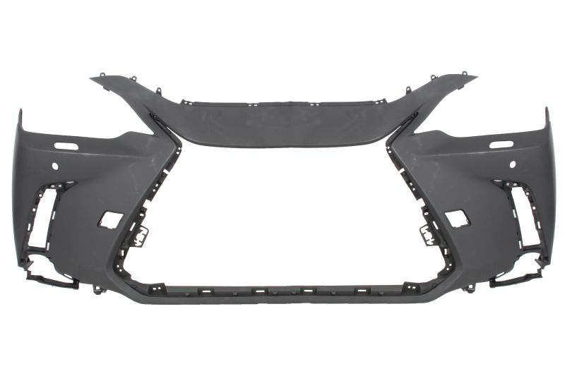 Bara (Fata, grund, BASE, cu orificii spalator far, orificii senzor parcare, negru) potrivit LEXUS NX II dupa 2021