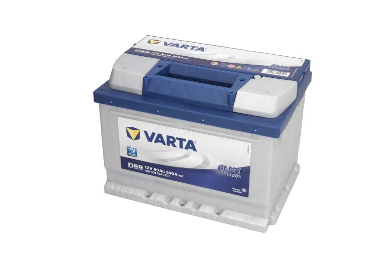 communication Theseus Precipice Baterie VARTA 12V 60Ah/540A albastru DYNAMIC (R+ Borna standard)  242x175x175 B13 - flansa montare 10.5 mm