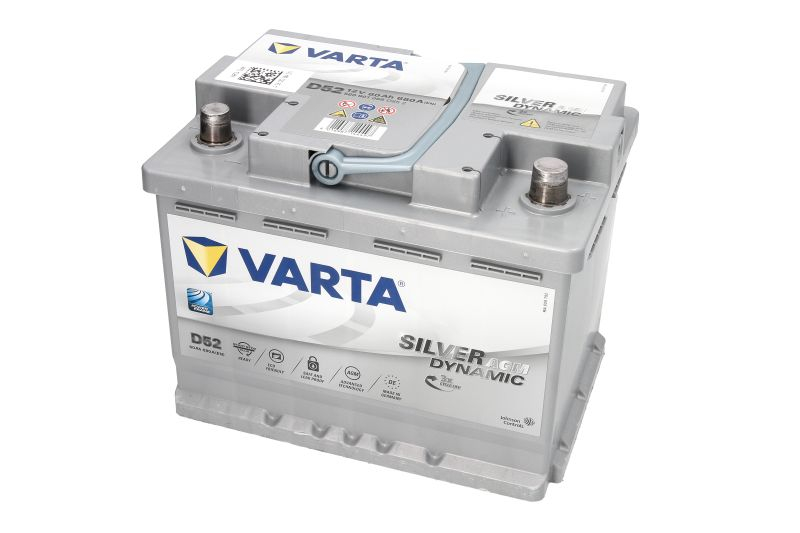 Baterie VARTA 12V 60Ah/680A START&STOP AGM (R+ Borna standard) 247x175x190  B13 - flansa montare 10.5 mm