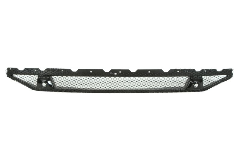 Capac bara fata (cu orificii senzori parcare, plastic, negru, GranSport) potrivit MASERATI GHIBLI M157 dupa 2017