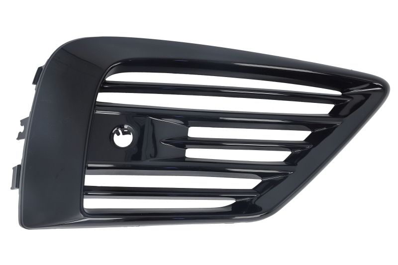 Capac bara fata Dreapta (cu orificii senzori parcare, plastic, negru, HYBRID Polestar R-DESIGN) potrivit VOLVO XC60 II 2017-2022