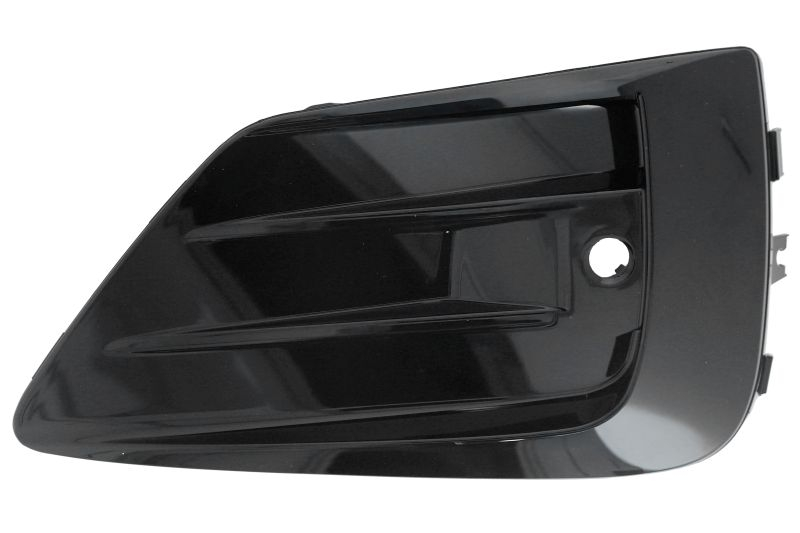 Capac bara fata Dreapta (cu orificii senzori parcare, plastic, negru, R-DESIGN) potrivit VOLVO XC60 II 2017-2022