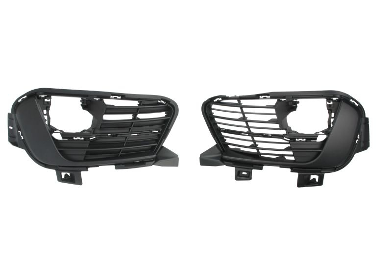 Capac bara fata Dreapta Stanga (set, cu orificii proiector ceata, plastic, negru) potrivit PEUGEOT 308 II 2017-2021