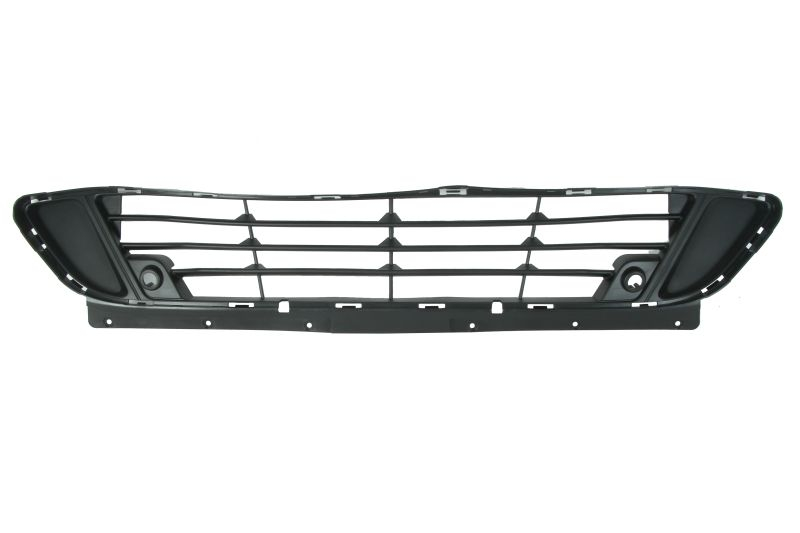 Capac bara fata (inchis, cu orificii senzori parcare, plastic, negru, BASIS) potrivit BMW 2 Active Tourer F45, F46, 2 Gran Tourer F46 2014-2018