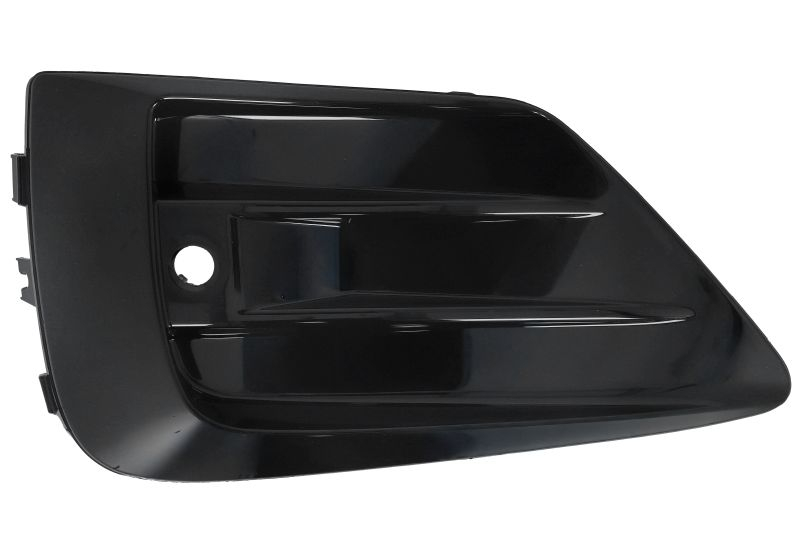 Capac bara fata Stanga (cu orificii senzori parcare, plastic, negru, R-DESIGN) potrivit VOLVO XC60 II 2017-2022