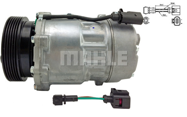 Compresor clima auto aer conditionat potrivit MERCEDES V (638 2); AUDI A3, TT; FORD GALAXY I, GALAXY MK I; SEAT ALHAMBRA, CORDOBA, CORDOBA VARIO,