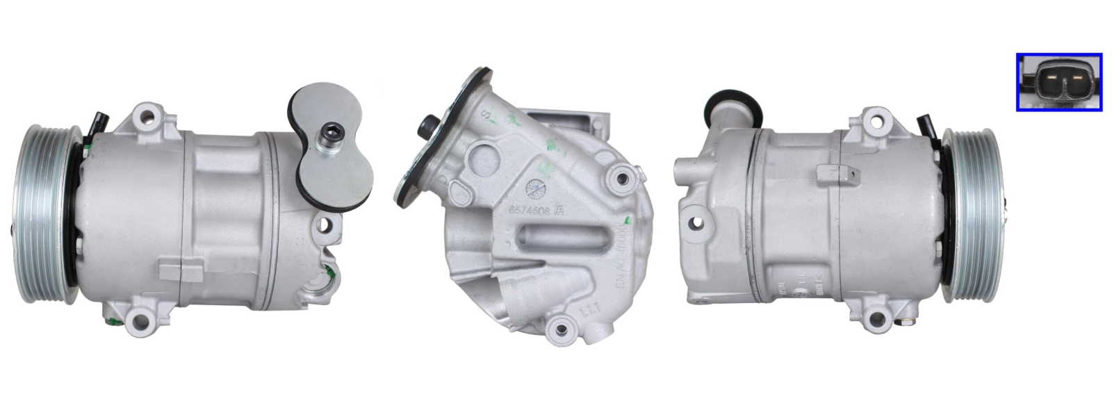 Compresor climatizare (reconditionat) potrivit FIAT 500L, TIPO 1.3D 1.6 dupa 2012