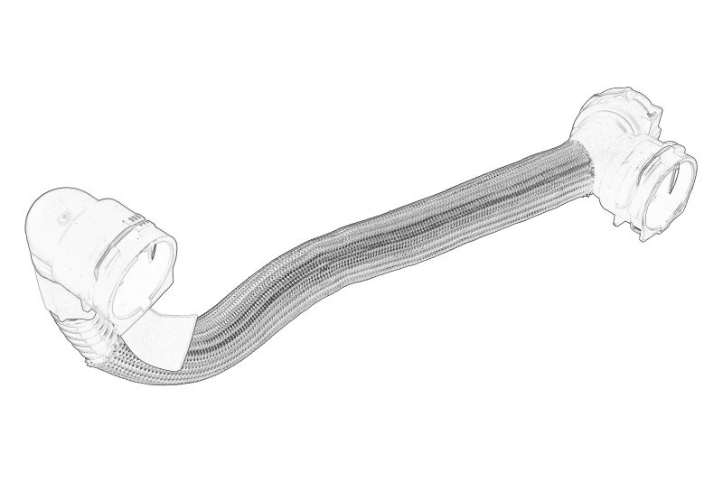 Conducta radiator ulei potrivita ALFA ROMEO GIULIETTA; FIAT 500X, DOBLO, DOBLO CARGO, DUCATO, FREEMONT; JEEP RENEGADE 2.0D dupa 2010 (la radiator de