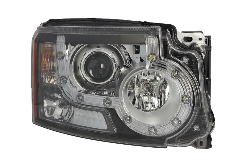 Far Dreapta D3S, electric, cu motor, culoare insert: negru, culoare semnalizator: portocaliu potrivit LAND ROVER DISCOVERY IV L319 2009-2017