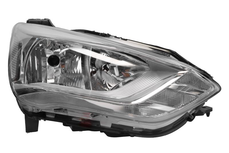 Far Dreapta H1 H7 LED, electric, cu motor potrivit FORD C-MAX II 2015-2019