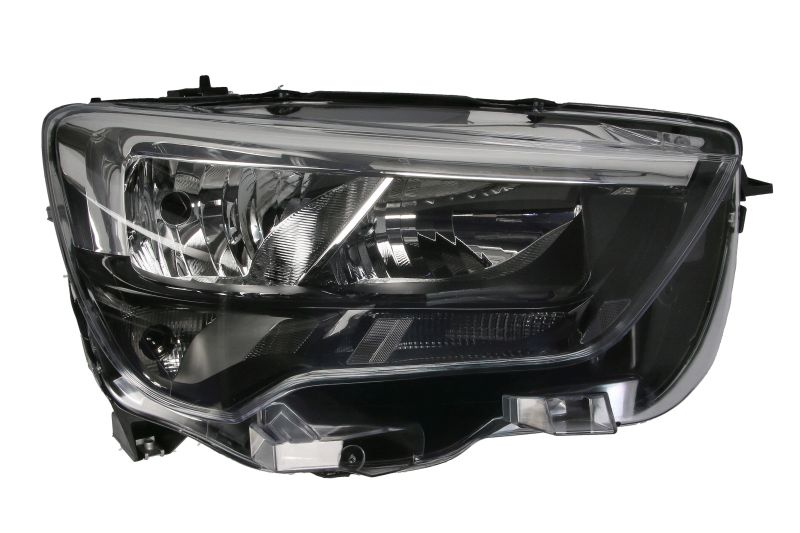 Far Dreapta (H1 H7 PY21W W21, cu motor, culoare insert: negru) potrivit OPEL COMBO E 2018-2023