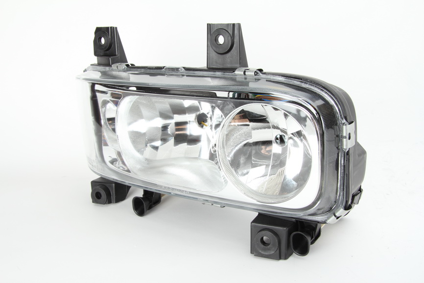 Far Dreapta (H1 H7 W5W, electric, fara motoras, cu lumina de ceata, lampa anti-ceata, culoare insert: cromat) potrivit MERCEDES ATEGO 2, ATEGO 3 dupa