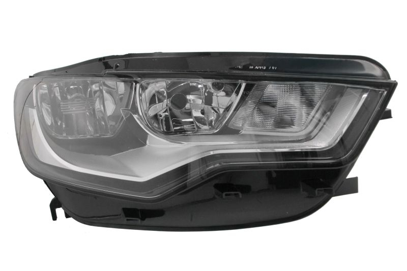 Far Dreapta (H15 H7, electric, cu motor, culoare insert: negru) potrivit AUDI A6 C7 2010-2015