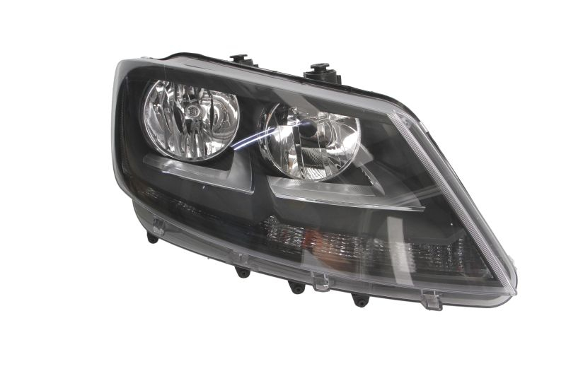 Far Dreapta (H15 H7, electric, cu motor, culoare insert: negru) potrivit SEAT ALHAMBRA 7N 2010-2015