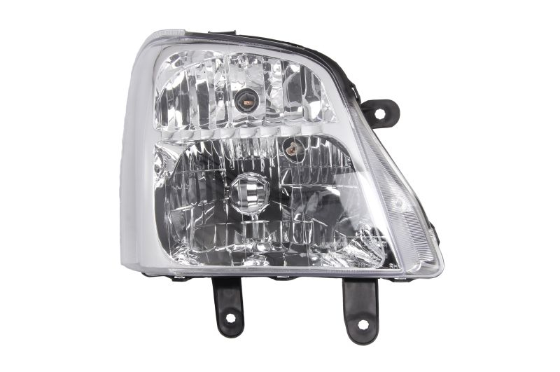 Far Dreapta (H4, electric, fara motoras, culoare insert: argintiu, culoare semnalizator: transparent) potrivit ISUZU D-MAX I RA 2002-2006