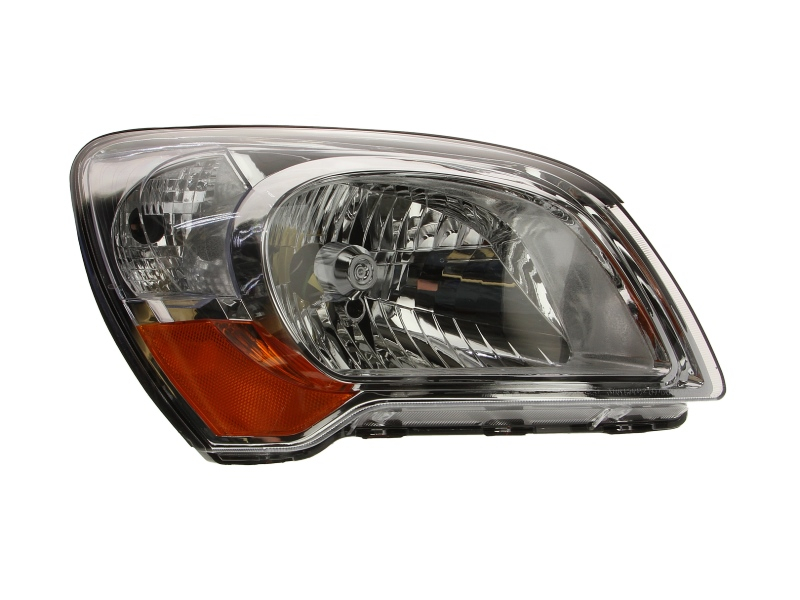 Far dreapta (H4, electric, fundal cromat, fundal galben) KIA SPORTAGE 2010-2015