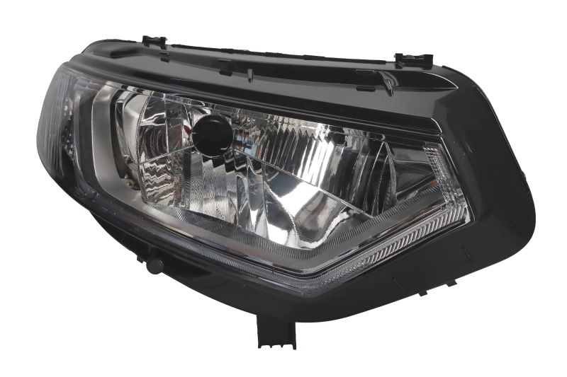 Far Dreapta (H4 LED PY21W, cu motor, culoare insert: cromat) potrivit FORD ECOSPORT dupa 2013