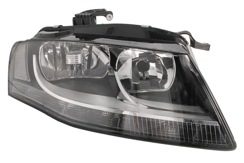 Far Dreapta (H7, electric, cu motor, culoare insert: intuneric) potrivit AUDI A4 B8 2007-2011