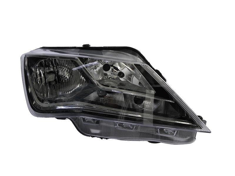 Far Dreapta (H7 H7 P21W PY21W W5W, electric, cu motor, culoare insert: negru) potrivit SEAT TOLEDO IV KG3 2012-2014