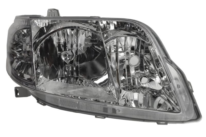 Far Dreapta (H7 HB3, electric, fara motoras, culoare insert: cromat, culoare semnalizator: alb) potrivit TOYOTA COROLLA E12 2004-2007