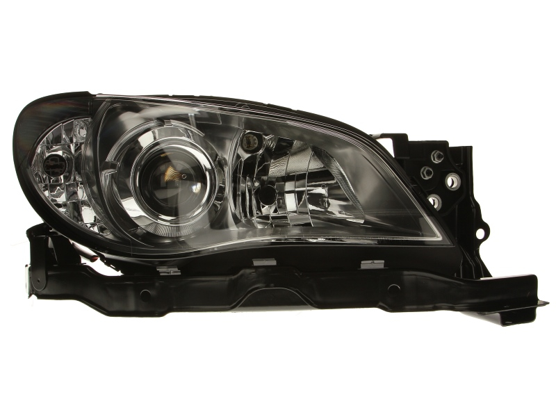 Far Dreapta (H7 HB3, electric, fara motoras, culoare insert: cromat, culoare semnalizator: transparent) potrivit SUBARU IMPREZA GD, GG 2001-2007