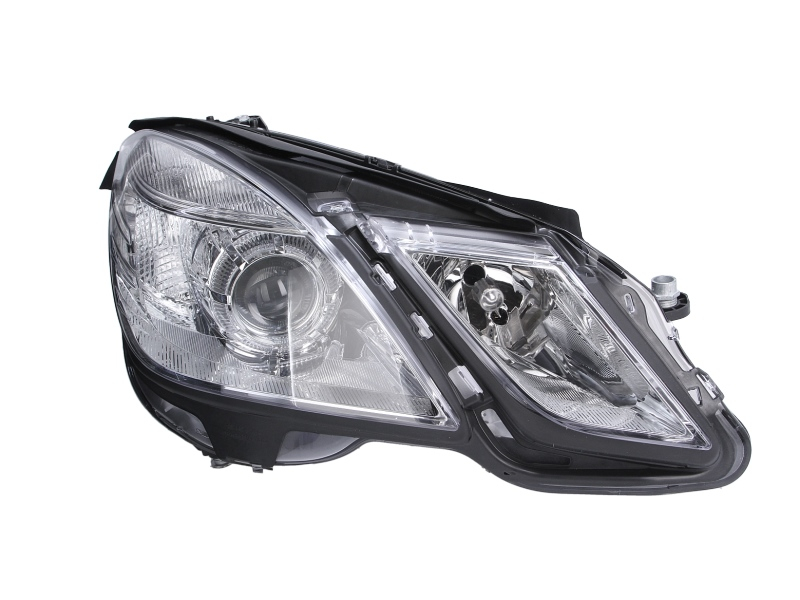 Far Dreapta (H7 PY21W W5W, electric, cu motor, culoare insert: cromat, culoare semnalizator: alb) potrivit MERCEDES E-KLASA W212 2009-2013