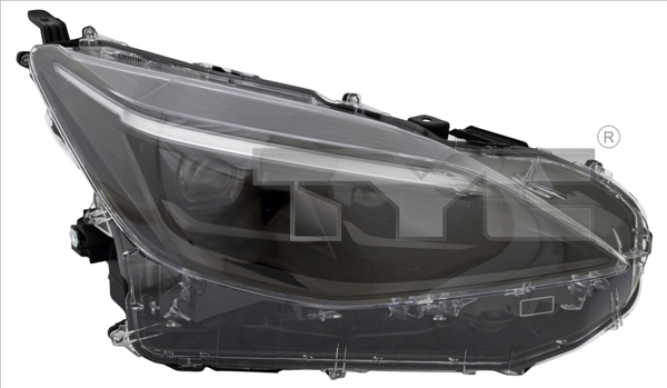 Far Dreapta LED, electric, cu motor potrivit TOYOTA YARIS CROSS dupa 2020