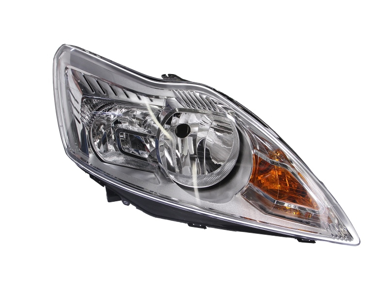 Far fata Dreapta potrivit FORD FOCUS II, FOCUS II KOMBI; FORD USA FOCUS (H1 H7, electric, cu motor, culoare insert: cromat, culoare semnalizator: