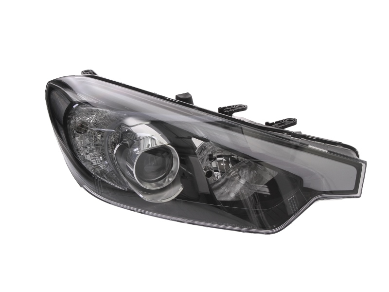 Far fata Dreapta potrivit KIA CERATO I, CERATO II, CERATO III (H1 H7, fara motoras, culoare insert: cromat, culoare semnalizator: transparent)