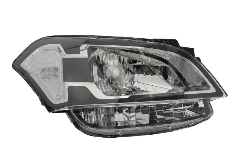Far fata Dreapta potrivit KIA SOUL I (H4, electric, fara motoras)