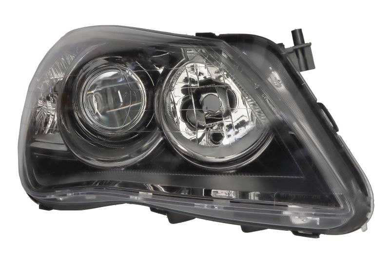 Far fata Dreapta potrivit SUZUKI KIZASHI (H7 PY21W W5W, electric, cu motor, culoare insert: cromat)