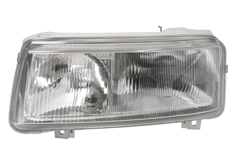 Far fata Stanga potrivit VW PASSAT B3 B4 (2 H1, electric, fara motoras, culoare insert: cromat)