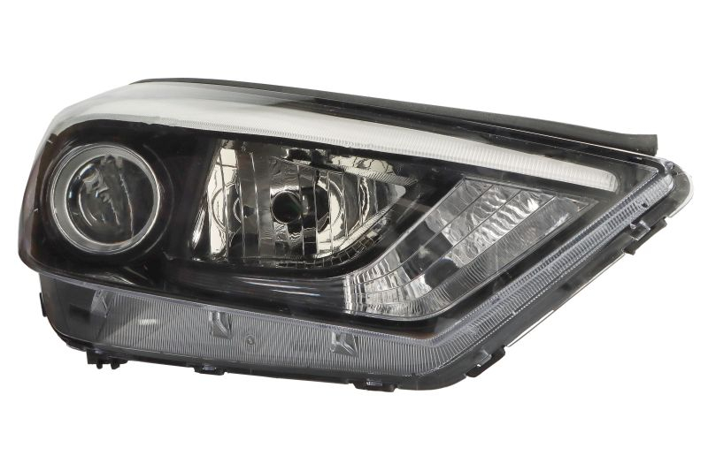 Far fata Stanga potrivit HYUNDAI TUCSON dupa 2015 (3 H7 LED PY21W, electric, cu motor)