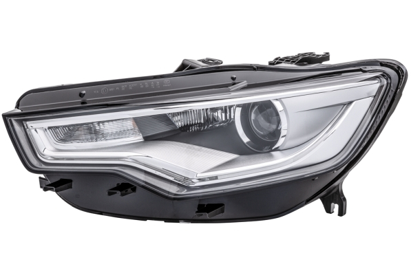 Far fata Stanga potrivit AUDI A6 ALLROAD C7, A6 C7 pana in 2014 (bi-xenon LED, D3S H7 LED PSY24W, cu motor)