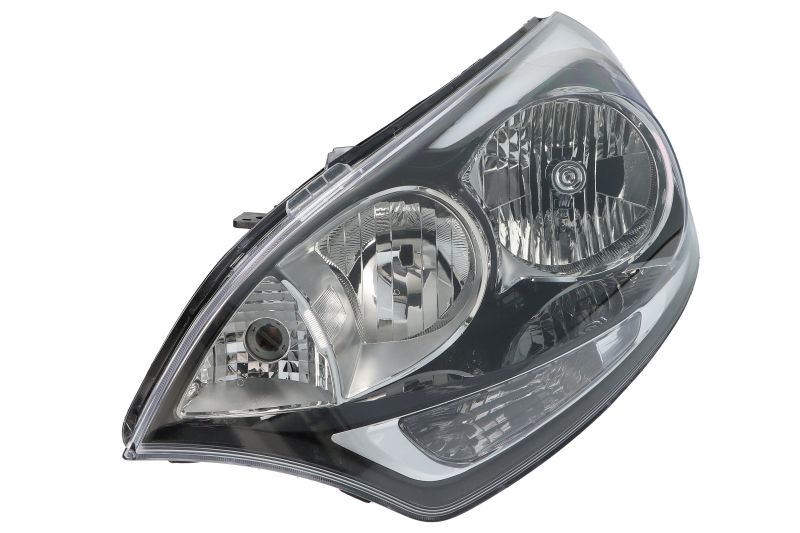 Far fata Stanga potrivit KIA RIO III dupa 2011 (H1 H7 P21 PY21W, electric, fara motoras, culoare insert: negru)