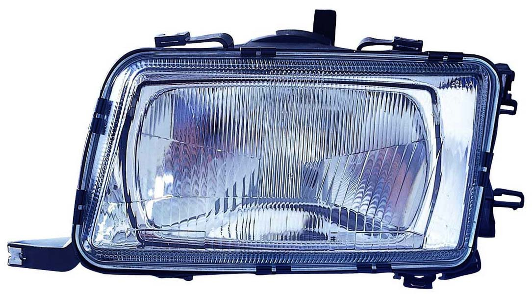 Far fata Stanga potrivit AUDI 80 B4, CABRIOLET B3, COUPE B3 1991-1996 (H4, electric, manual, fara motoras)