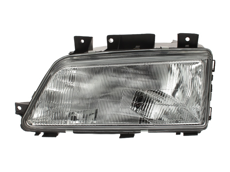 Far fata Stanga potrivit PEUGEOT 405 I, 405 II, 405 II KOMBI (H4, manual, fara motoras, culoare insert: argintiu)