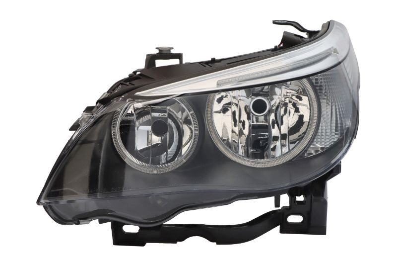 Far fata Stanga potrivit BMW 5 (E60), 5 (E61) (H7 H7 LED PY21W W5W, electric, cu motor)