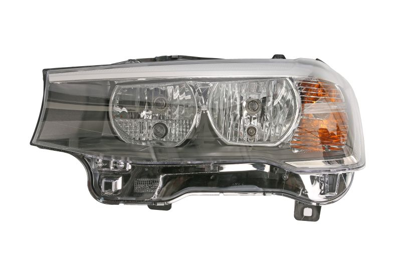 Far fata Stanga potrivit BMW X3 (F25), X4 (F26) (halogen, H7 PY21W W21W W5W, electric, cu motor, bec, culoare semnalizator: portocaliu)